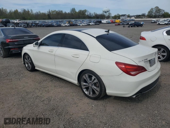 2014 Mercedes-Benz CLA 250 with VIN WDDSJ4EB6EN058556, listed as a Copart auction lot 54041575 with 91,507 mi miles and Salvage title. Bid and sale history available at DreamBid. Image 2.