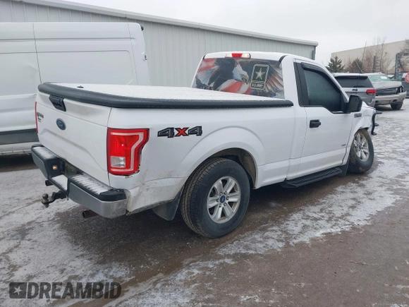 2017 Ford F-150 XL with VIN 1FTMF1EP9HKE13644, listed as a IAAI auction lot 41538146 with 70,575 mi miles and . Bid and sale history available at DreamBid. Image 4.