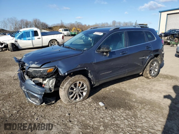 2021 Jeep Cherokee 80th Anniversary with VIN 1C4PJMMX4MD153019, listed as a Copart auction lot 52127245 with 75,120 mi miles and Salvage Title. Bid and sale history available at carsss.com. Image 1.
