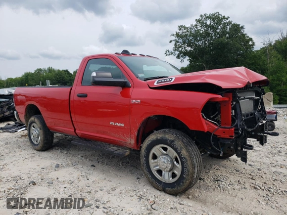 2022 Ram 2500 Tradesman with VIN 3C6MR5AJ6NG315245, listed as a Copart auction lot 63997974 with 15,444 mi miles and Salvage Title. Bid and sale history available at carsss.com. Image 4.