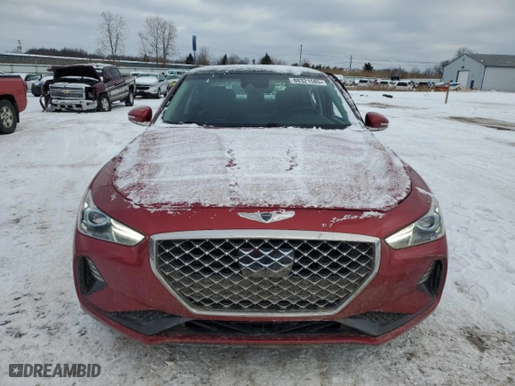 2019 Genesis G70 3.3T Advanced with VIN KMTG74LE7KU027279, listed as a Copart auction lot 88321585 with 99,503 mi miles and Salvage Title. Bid and sale history available at carsss.com. Image 5.
