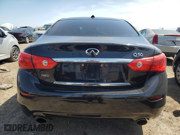 2017 Infiniti Q50 Premium с VIN JN1EV7AR5HM840909, выставлен на аукционе Copart как лот 52958685 с пробегом 72 164 миль миль и Списание • Salvage title. История ставок и продаж доступна на DreamBid. Изображение 6.