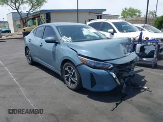 2024 Nissan Sentra SV with VIN 3N1AB8CV8RY300525, listed as a IAAI auction lot 42232919 with 19,837 mi miles and . Bid and sale history available at DreamBid. Image 1.