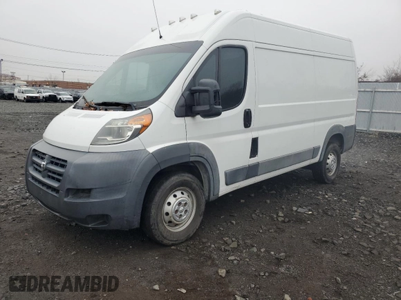 2014 Ram ProMaster Cargo with VIN 3C6TRVCG6EE104474, listed as a Copart auction lot 43666245 with 79,078 mi miles and Clean Title. Bid and sale history available at carsss.com. Image 1.