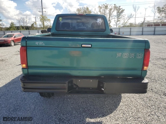 1996 Ford F-150 Special with VIN 1FTEF15N0TLB21113, listed as a Copart auction lot 80069624 with 203,547 mi miles and Salvage Title. Bid and sale history available at carsss.com. Image 6.