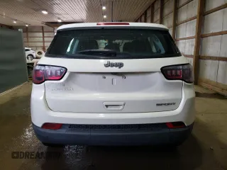 2018 Jeep Compass Sport with VIN 3C4NJCAB8JT489238, listed as a Copart auction lot 54678975 with 42,104 mi miles and Clean Title. Bid and sale history available at carsss.com. Image 6.