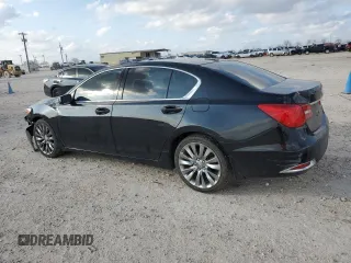 2016 Acura RLX Tech Pkg with VIN JH4KC1F58GC001638, listed as a Copart auction lot 43787985 with 66,701 mi miles and Salvage Title. Bid and sale history available at carsss.com. Image 2.