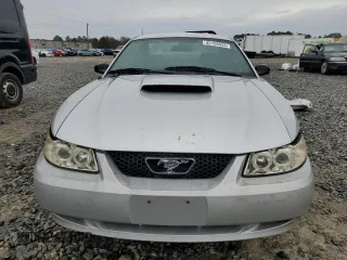 2003 Ford Mustang GT Deluxe with VIN 1FAFP42X33F380899, listed as a Copart auction lot 42158555 with 142,086 mi miles and Salvage Title. Bid and sale history available at carsss.com. Image 5.