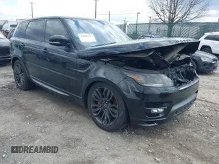 2017 Land Rover Range Rover Sport HSE Dynamic with VIN SALWV2FV1HA678152, listed as a IAAI auction lot 41886787 with 130,386 mi miles. Bid and sale history available at carsss.com. Image 1.
