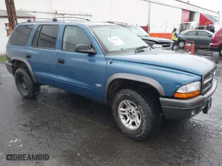 2002 Dodge Durango Sport with VIN 1B4HS38N92F151558, listed as a IAAI auction lot 41822038 with 1 mi miles. Bid and sale history available at carsss.com. Image 1.