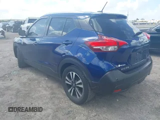 2020 Nissan Kicks SV with VIN 3N1CP5CV2LL490321, listed as a IAAI auction lot 41954807 with 105,568 mi miles. Bid and sale history available at carsss.com. Image 3.