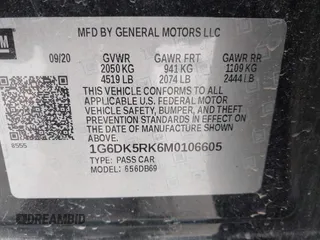 2021 Cadillac CT4 Luxury z VIN 1G6DK5RK6M0106605, wystawiony jako IAAI lot #42037889 z przebiegiem 50 236 mil mil oraz . Historia ofert i sprzedaży dostępna na DreamBid. Obrazek 9.