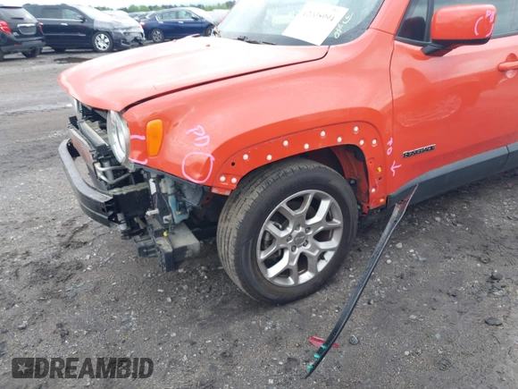 2017 Jeep Renegade Latitude z VIN ZACCJABB8HPG49324, wystawiony jako IAAI lot #42005994 z przebiegiem 96 803 mil mil oraz . Historia ofert i sprzedaży dostępna na DreamBid. Obrazek 21.
