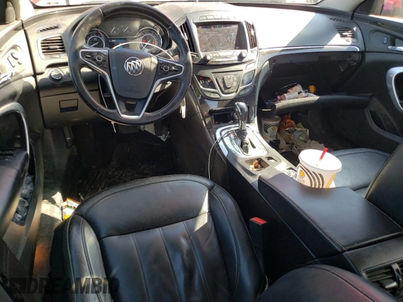 2014 Buick Regal z VIN 2G4GL5EX7E9321020, wystawiony jako Copart lot #52557425 z przebiegiem 124 572 mil mil oraz Szkoda całkowita • Salvage title. Historia ofert i sprzedaży dostępna na DreamBid. Obrazek 8.