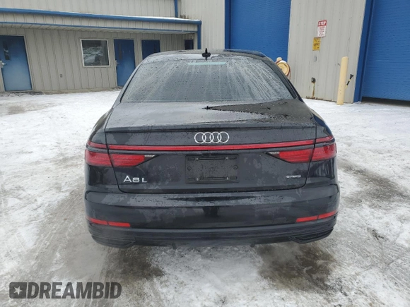 2020 Audi A8 L with VIN WAU8EAF81LN012430, listed as a Copart auction lot 45281825 with 36,190 mi miles and Salvage Title. Bid and sale history available at carsss.com. Image 6.