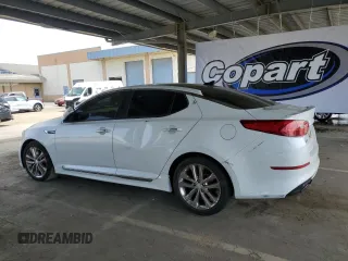 2015 Kia Optima SXL Turbo with VIN 5XXGR4A60FG393083, listed as a Copart auction lot 53338165 with Not Provided miles and Salvage Title. Bid and sale history available at DreamBid. Image 2.