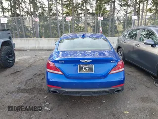 2020 Genesis G70 3.3T with VIN KMTG34LEXLU049127, listed as a IAAI auction lot 41376324 with 38,539 mi miles and . Bid and sale history available at DreamBid. Image 16.