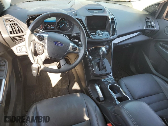 2015 Ford Escape Titanium with VIN 1FMCU0J99FUB10833, listed as a Copart auction lot 52291855 with 119,666 mi miles and Salvage Title. Bid and sale history available at DreamBid. Image 8.