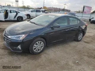 2020 Hyundai Elantra SE with VIN KMHD74LF8LU020722, listed as a Copart auction lot 76400364 with 51,331 mi miles and Salvage Title. Bid and sale history available at carsss.com. Image 1.