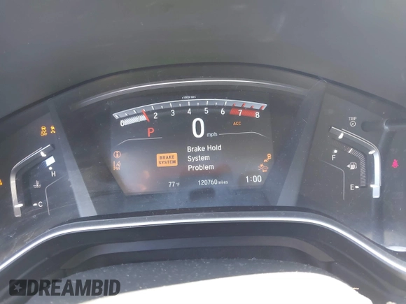 2017 Honda CR-V Touring with VIN 2HKRW1H91HH505686, listed as a IAAI auction lot 41805226 with 120,760 mi miles. Bid and sale history available at carsss.com. Image 7.