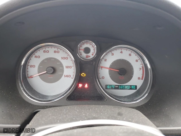2008 Pontiac G5 GT with VIN 1G2AN18B887191675, listed as a Copart auction lot 72192604 with 165,302 mi miles and Salvage Title. Bid and sale history available at carsss.com. Image 9.