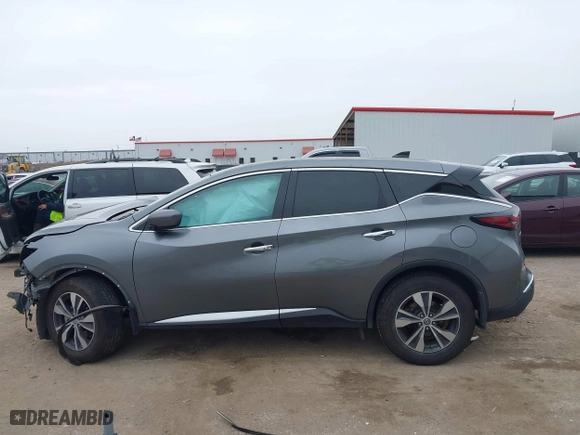 2022 Nissan Murano S with VIN 5N1AZ2AS5NC110033, listed as a IAAI auction lot 41503318 with 55,733 mi miles. Bid and sale history available at carsss.com. Image 15.