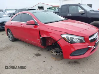 2019 Mercedes-Benz CLA with VIN WDDSJ4GBXKN698908, listed as a IAAI auction lot 41493686 with 153,649 mi miles. Bid and sale history available at carsss.com. Image 1.