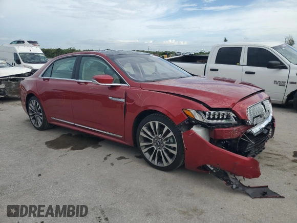 2020 Lincoln Continental Reserve with VIN 1LN6L9RPXL5606382, listed as a Copart auction lot 62996255 with 26,320 mi miles and Salvage title. Bid and sale history available at DreamBid. Image 4.