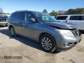 2016 Nissan Pathfinder S with VIN 5N1AR2MN5GC667968, listed as a Copart auction lot 89003405 with 156,253 mi miles and Salvage Title. Bid and sale history available at carsss.com. Image 4.