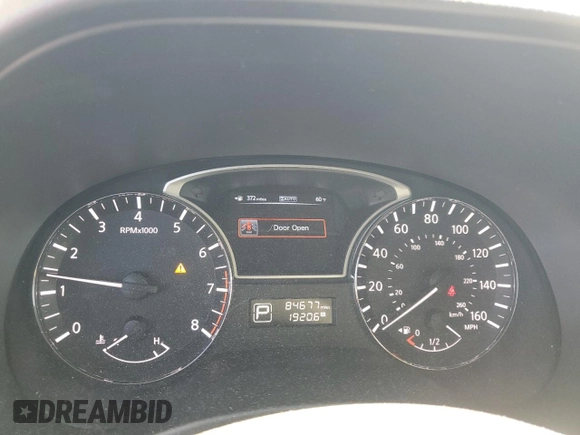 2013 Nissan Pathfinder SV with VIN 5N1AR2MM3DC641758, listed as a Copart auction lot 59859445 with 84,677 mi miles and Salvage title. Bid and sale history available at DreamBid. Image 9.