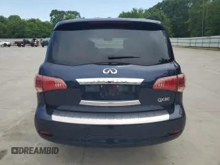 2016 Infiniti QX80 with VIN JN8AZ2NF9G9610685, listed as a Copart auction lot 57154685 with 94,176 mi miles and Salvage title. Bid and sale history available at DreamBid. Image 6.