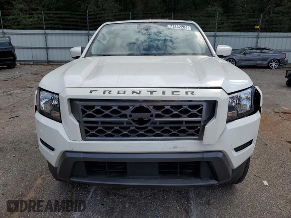 2022 Nissan Frontier S with VIN 1N6ED1CL5NN674089, listed as a Copart auction lot 71232204 with 23,768 mi miles and Salvage Title. Bid and sale history available at carsss.com. Image 5.