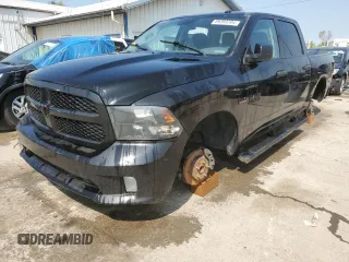 2017 Ram 1500 Express with VIN 3C6RR6KTXHG573302, listed as a Copart auction lot 69393204 with 125,087 mi miles and Salvage title. Bid and sale history available at DreamBid. Image 1.