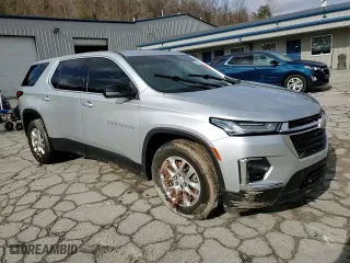 2022 Chevrolet Traverse LS with VIN 1GNERFKW2NJ113070, listed as a Copart auction lot 44568565 with 0 mi miles and Salvage Title. Bid and sale history available at carsss.com. Image 11.