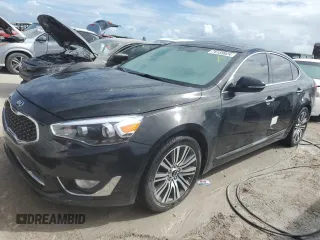2015 Kia Cadenza Premium with VIN KNALN4D71F5181499, listed as a Copart auction lot 76159924 with 59,659 mi miles and Salvage Title. Bid and sale history available at carsss.com. Image 1.