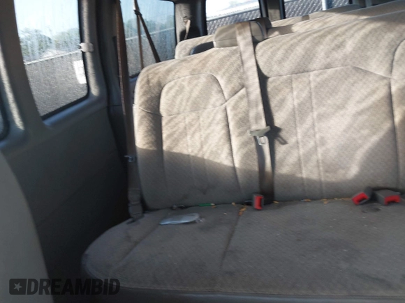 2012 Chevrolet Express Passenger 1LT with VIN 1GAZGYFG7C1172247, listed as a IAAI auction lot 41983930 with 187,895 mi miles and . Bid and sale history available at DreamBid. Image 8.