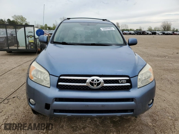 2008 Toyota RAV4 Limited with VIN JTMZK31V586015809, listed as a Copart auction lot 55069405 with 327,465 mi miles and Salvage title. Bid and sale history available at DreamBid. Image 5.