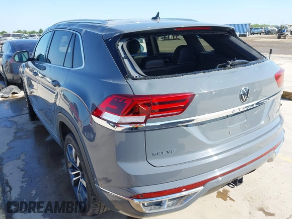 2023 Volkswagen Atlas SEL Premium R-Line with VIN 1V2FE2CA0PC224677, listed as a IAAI auction lot 41991931 with 22,620 mi miles and . Bid and sale history available at DreamBid. Image 18.