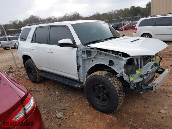 2022 Toyota 4Runner TRD Off Road with VIN JTEPU5JRXN6042348, listed as a IAAI auction lot 41734665 with 55,725 mi miles. Bid and sale history available at carsss.com. Image 1.