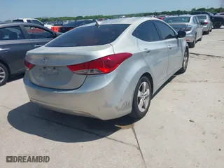 2013 Hyundai Elantra GLS with VIN KMHDH4AE6DU723373, listed as a IAAI auction lot 42007764 with 189,724 mi miles. Bid and sale history available at carsss.com. Image 4.