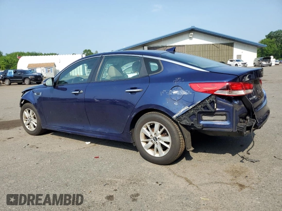 2016 Kia Optima LX with VIN 5XXGT4L39GG082905, listed as a Copart auction lot 61793235 with 187,895 mi miles and Salvage title. Bid and sale history available at DreamBid. Image 2.