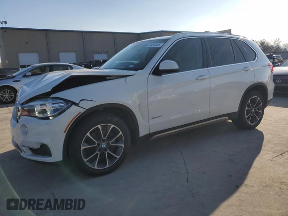 2014 BMW X5 xDrive35d with VIN 5UXKS4C55E0J97089, listed as a Copart auction lot 43455645 with 126,736 mi miles and Salvage Title. Bid and sale history available at carsss.com. Image 1.
