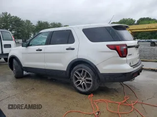 2019 Ford Explorer Sport with VIN 1FM5K8GT0KGA01993, listed as a Copart auction lot 57974275 with 54,774 mi miles and Salvage title. Bid and sale history available at DreamBid. Image 2.
