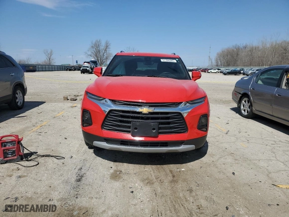 2021 Chevrolet Blazer LT with VIN 3GNKBDRSXMS519223, listed as a Copart auction lot 51160385 with 42,735 mi miles and Salvage Title. Bid and sale history available at carsss.com. Image 5.