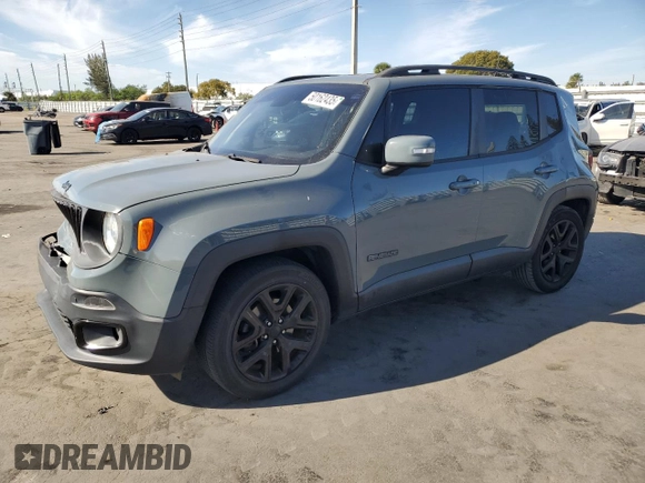 2018 Jeep Renegade Latitude with VIN ZACCJABB9JPG96898, listed as a Copart auction lot 50162435 with 79,578 mi miles and Salvage Title. Bid and sale history available at DreamBid. Image 1.