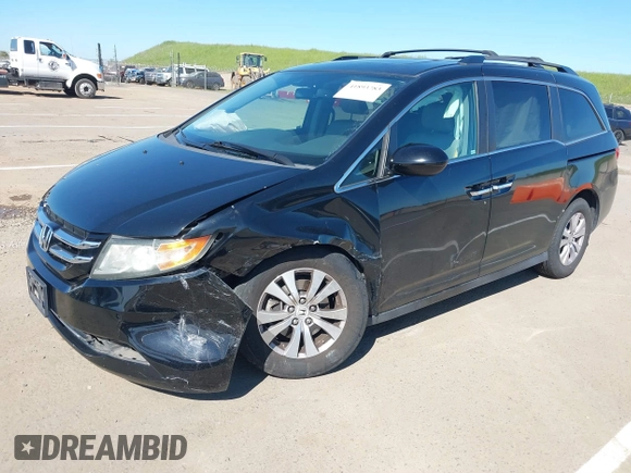 2015 Honda Odyssey EX-L with VIN 5FNRL5H68FB079528, listed as a IAAI auction lot 41893783 with 90,371 mi miles and . Bid and sale history available at DreamBid. Image 6.