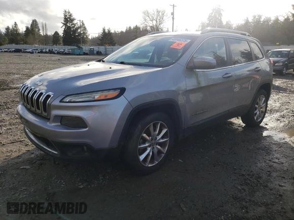 2014 Jeep Cherokee Limited with VIN 1C4PJLDBXEW133054, listed as a Copart auction lot 46946375 with 206,458 mi miles and Clean Title. Bid and sale history available at carsss.com. Image 1.