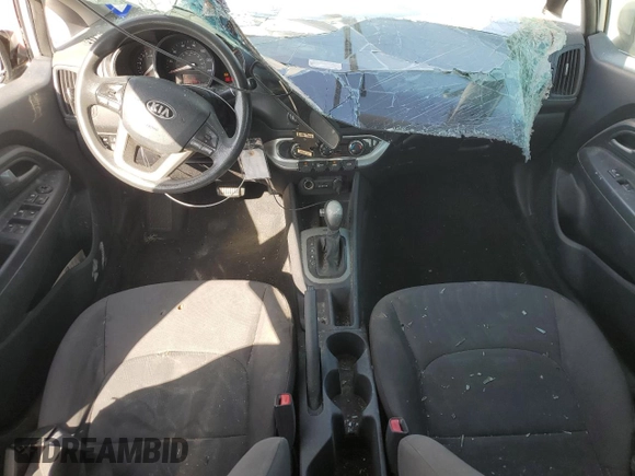 2014 Kia Rio LX with VIN KNADM4A30E6329515, listed as a Copart auction lot 52415295 with 231,991 mi miles and Salvage Title. Bid and sale history available at DreamBid. Image 8.