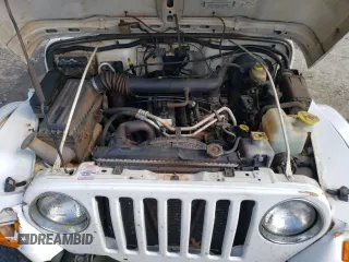 2001 Jeep Wrangler Sahara with VIN 1J4FA59SX1P338887, listed as a Copart auction lot 72835514 with 0 mi miles and Salvage Title. Bid and sale history available at carsss.com. Image 12.