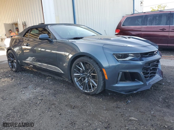 2020 Chevrolet Camaro ZL1 with VIN 1G1FK3D6XL0137013, listed as a Copart auction lot 52732365 with 12,193 mi miles and Non Repairable. Bid and sale history available at carsss.com. Image 4.